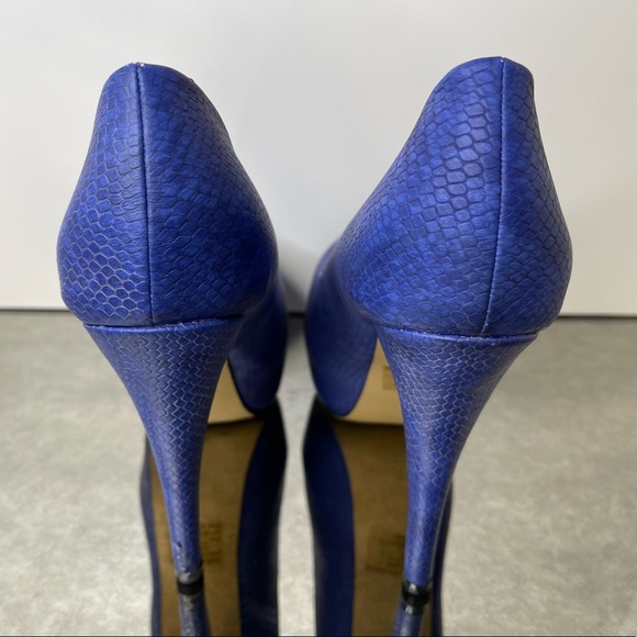 JustFab Blue High Heels Size 9 - Picture 6 of 13